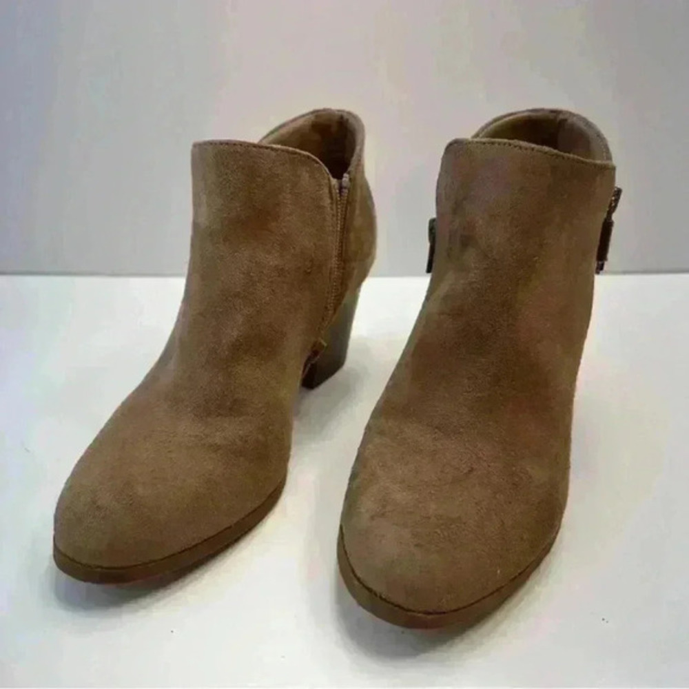 Style & Co Ankle Boots Booties Heels Women’s Size 6 Brown Fall Autumn Booties